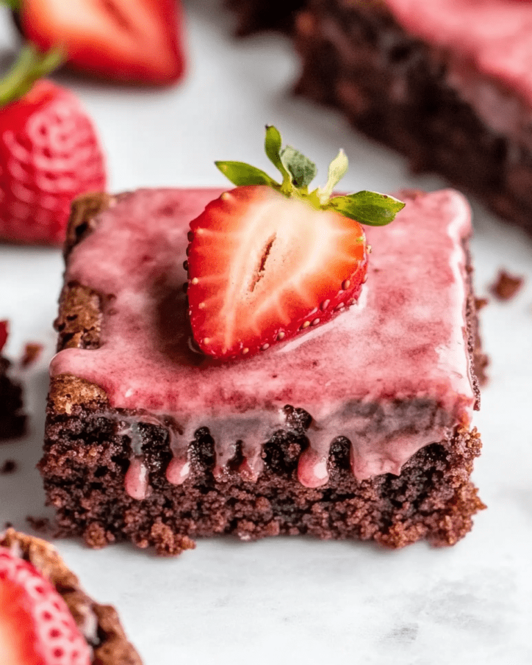 Strawberry Brownies
