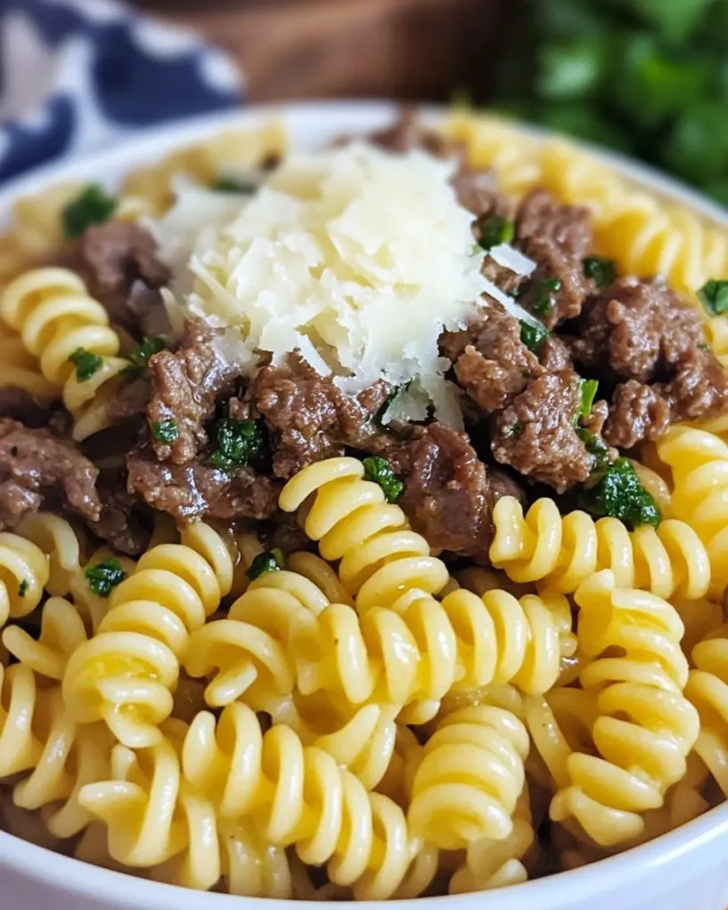 Select Cheesy Rotini with Garlic Butter Beef Cheesy Rotini with Garlic Butter Beef