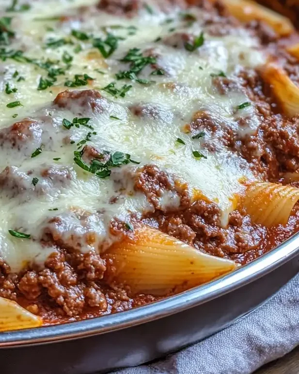 Creamy Ricotta Beef Stuffed Shells Pasta
