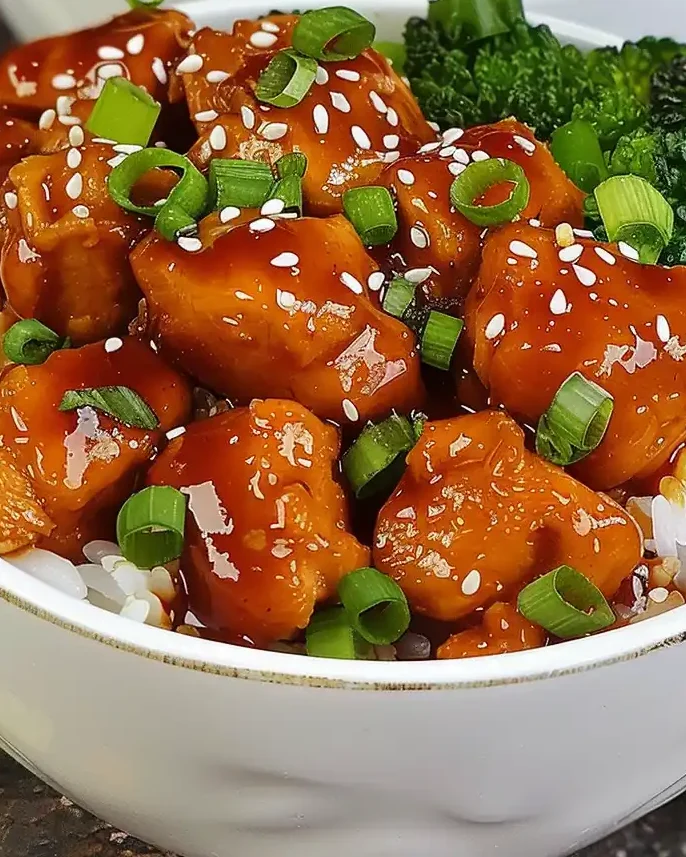 Sticky Chicken Rice Bowls