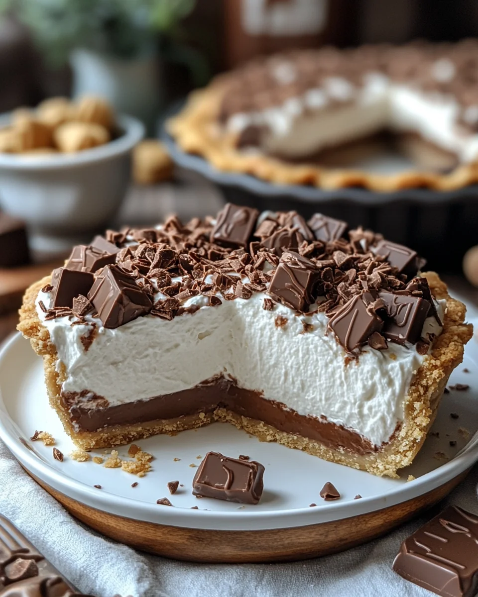 Simple No-Bake Hershey Pie - additional image