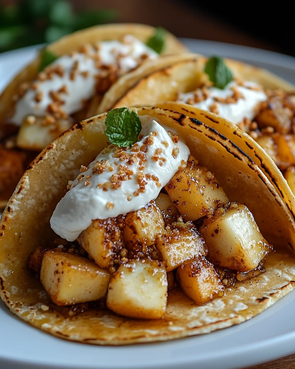 Homemade Apple Cheesecake Tacos With A Sweet Twist - additional image