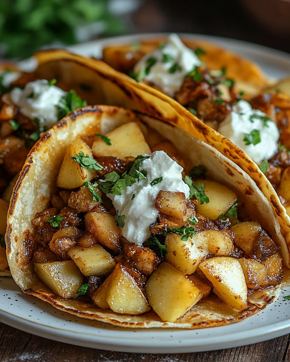Homemade Apple Cheesecake Tacos With A Sweet Twist - additional image
