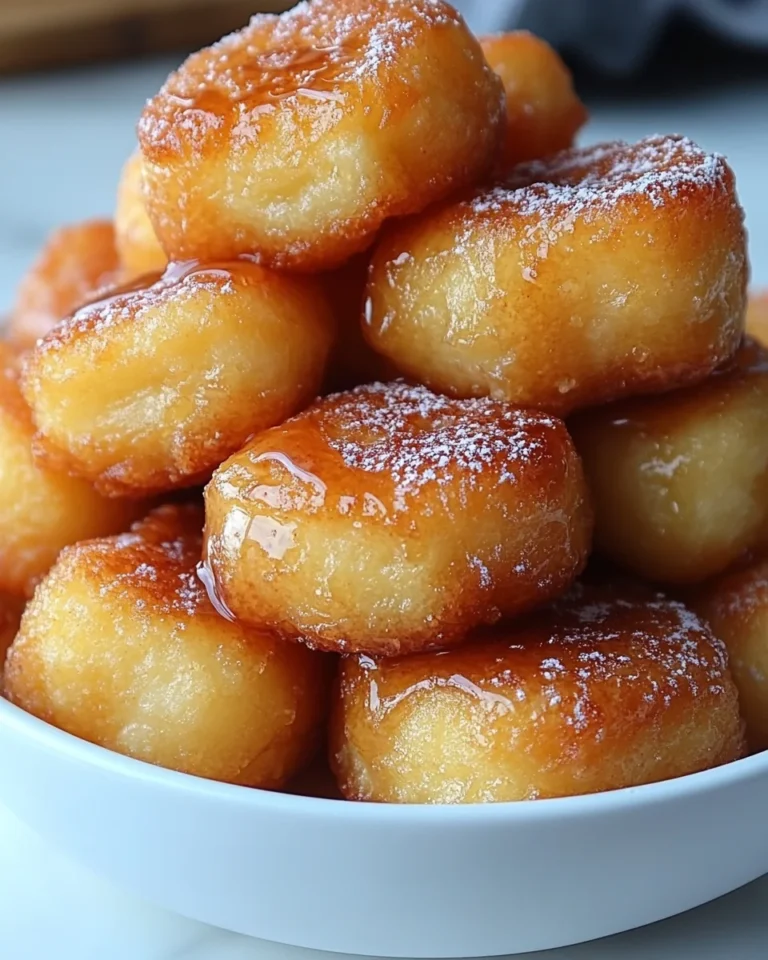 Homemade Apple Fritter Bites with Fresh Cider Glaze