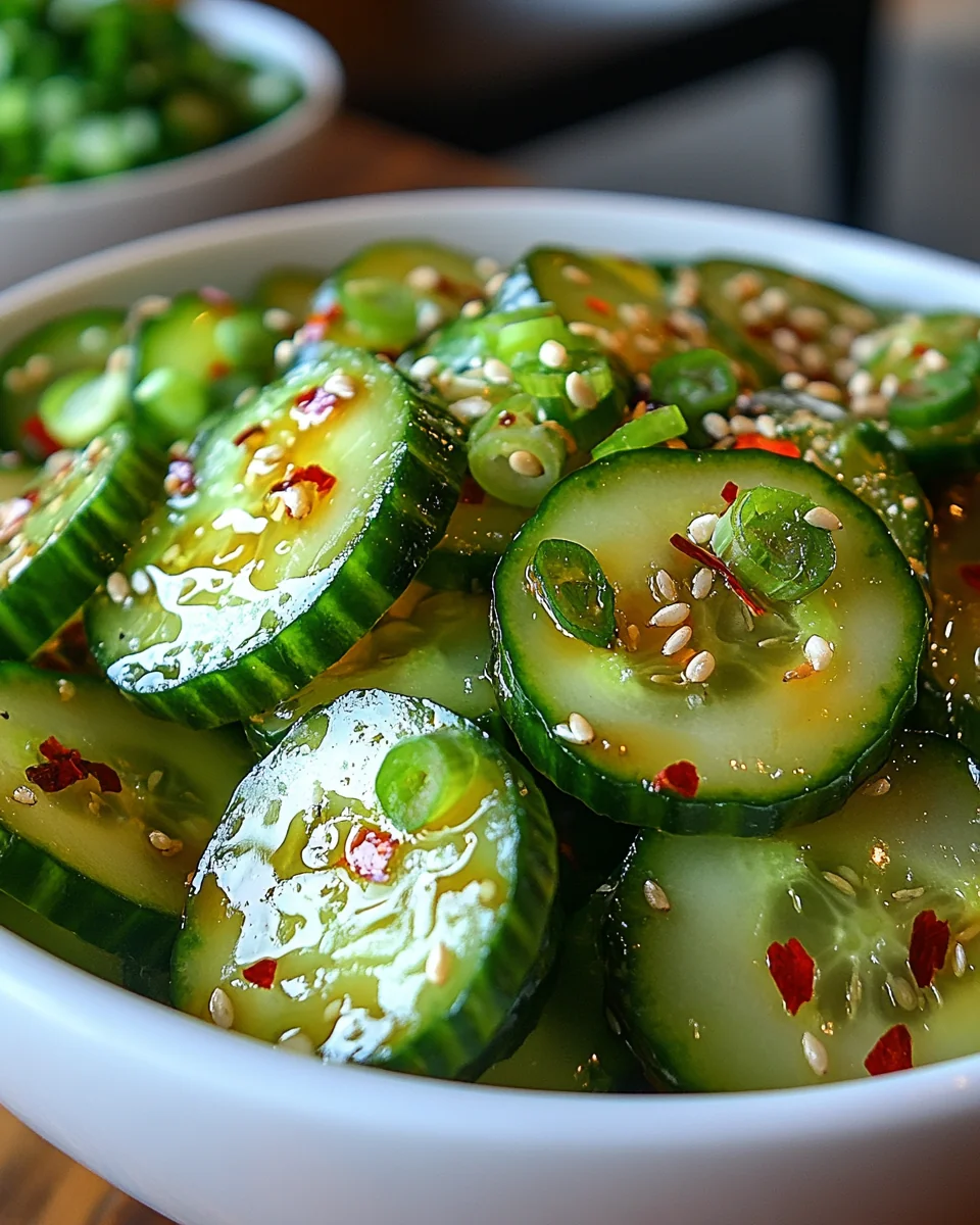Simple Asian Cucumber Salad - additional image