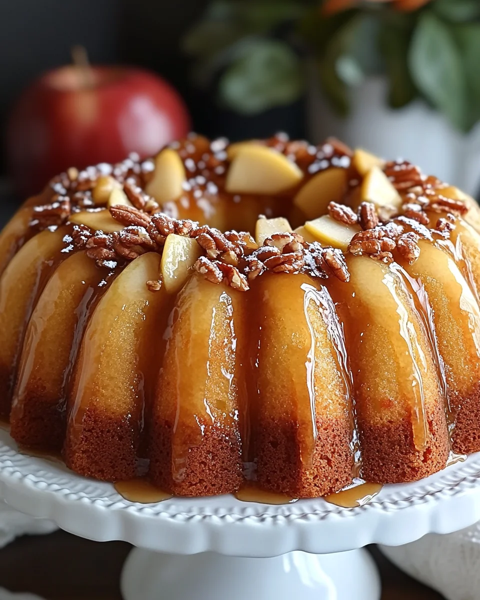 Perfect Homemade Autumn Glory Apple Bundt Cake - additional image