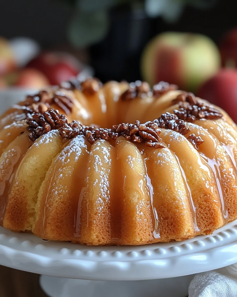 Perfect Homemade Autumn Glory Apple Bundt Cake - additional image