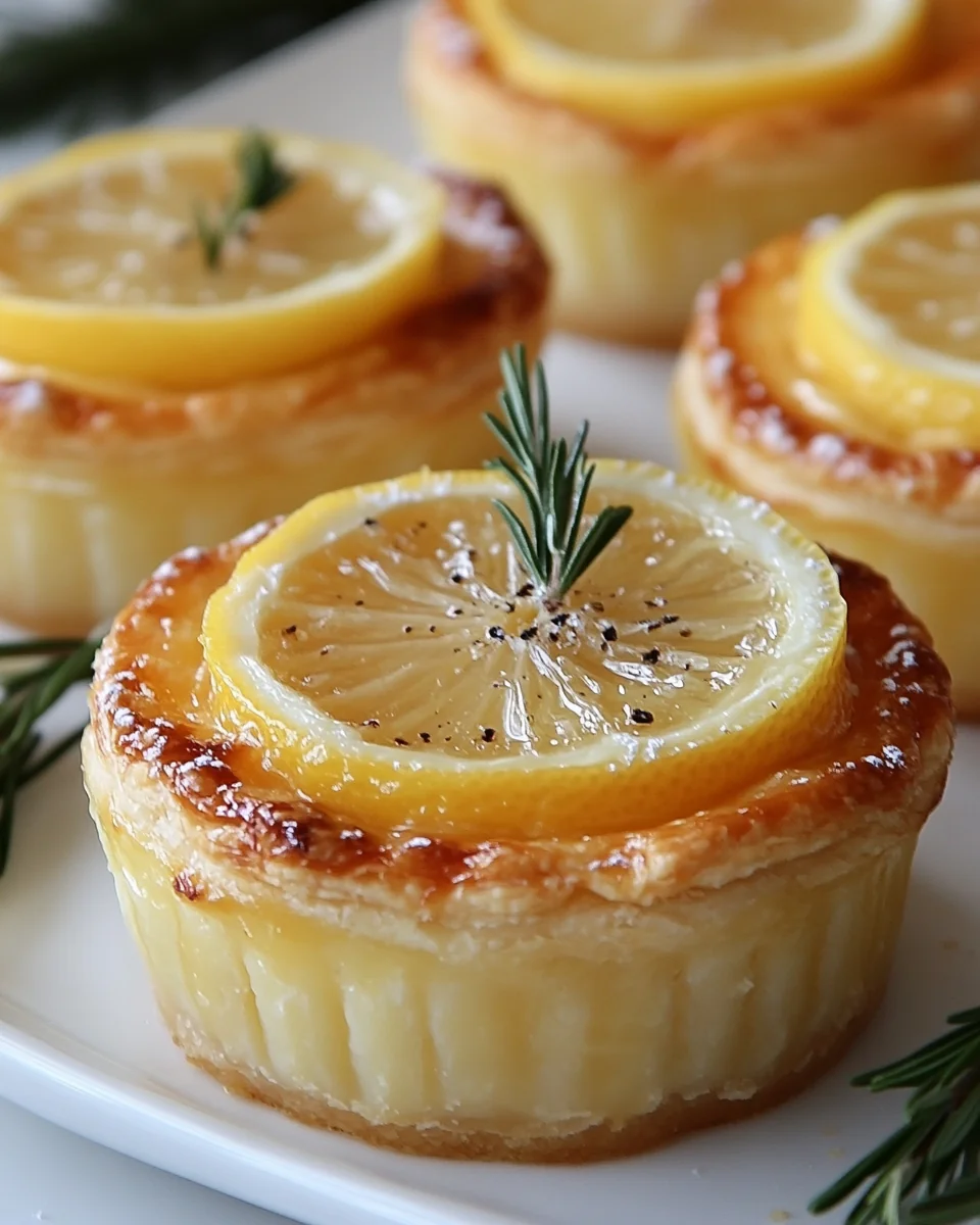 Delicious Homemade Baby Lemon Impossible Pies - additional image