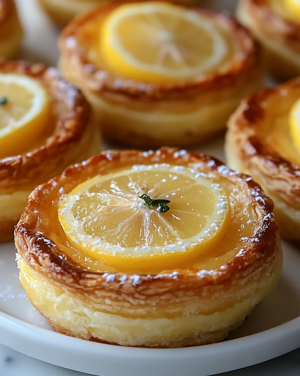 Delicious Homemade Baby Lemon Impossible Pies - additional image