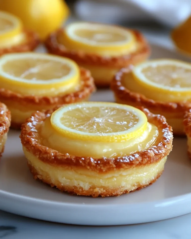 Delicious Homemade Baby Lemon Impossible Pies