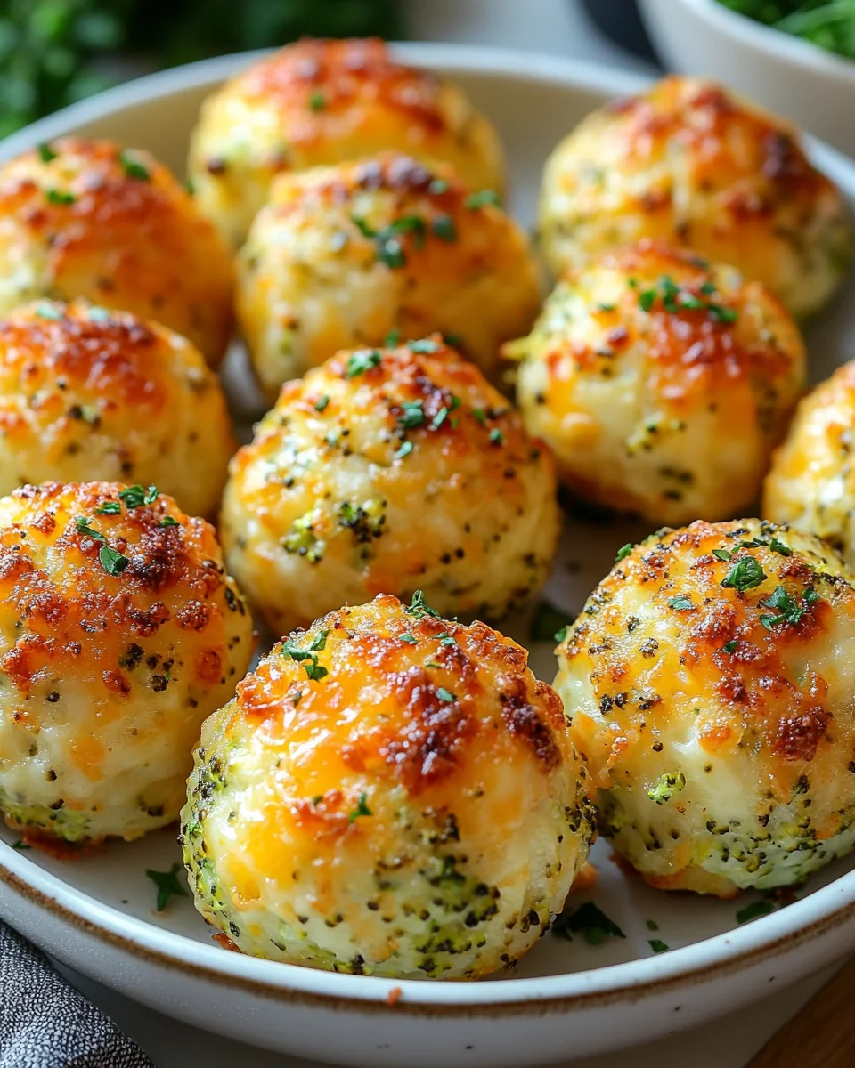 Delicious Baked Broccoli Cheese Balls - additional image