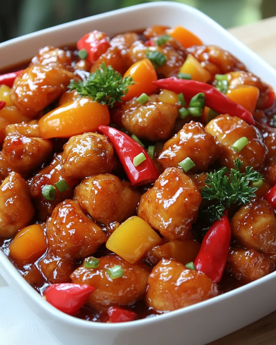 Perfect Baked Sweet and Sour Chicken - additional image