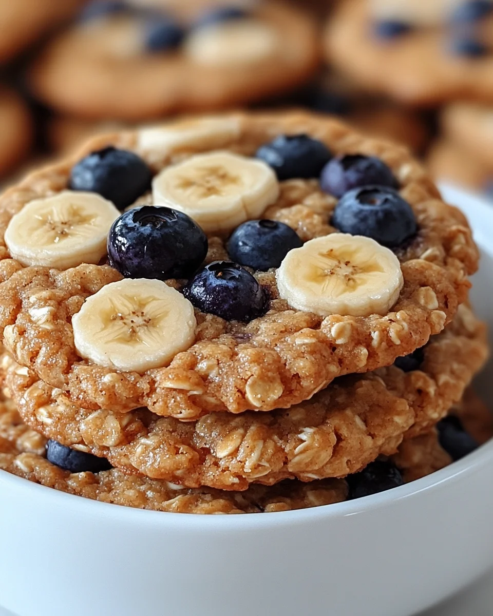 Homemade Banana Blueberry Breakfast Cookies - additional image