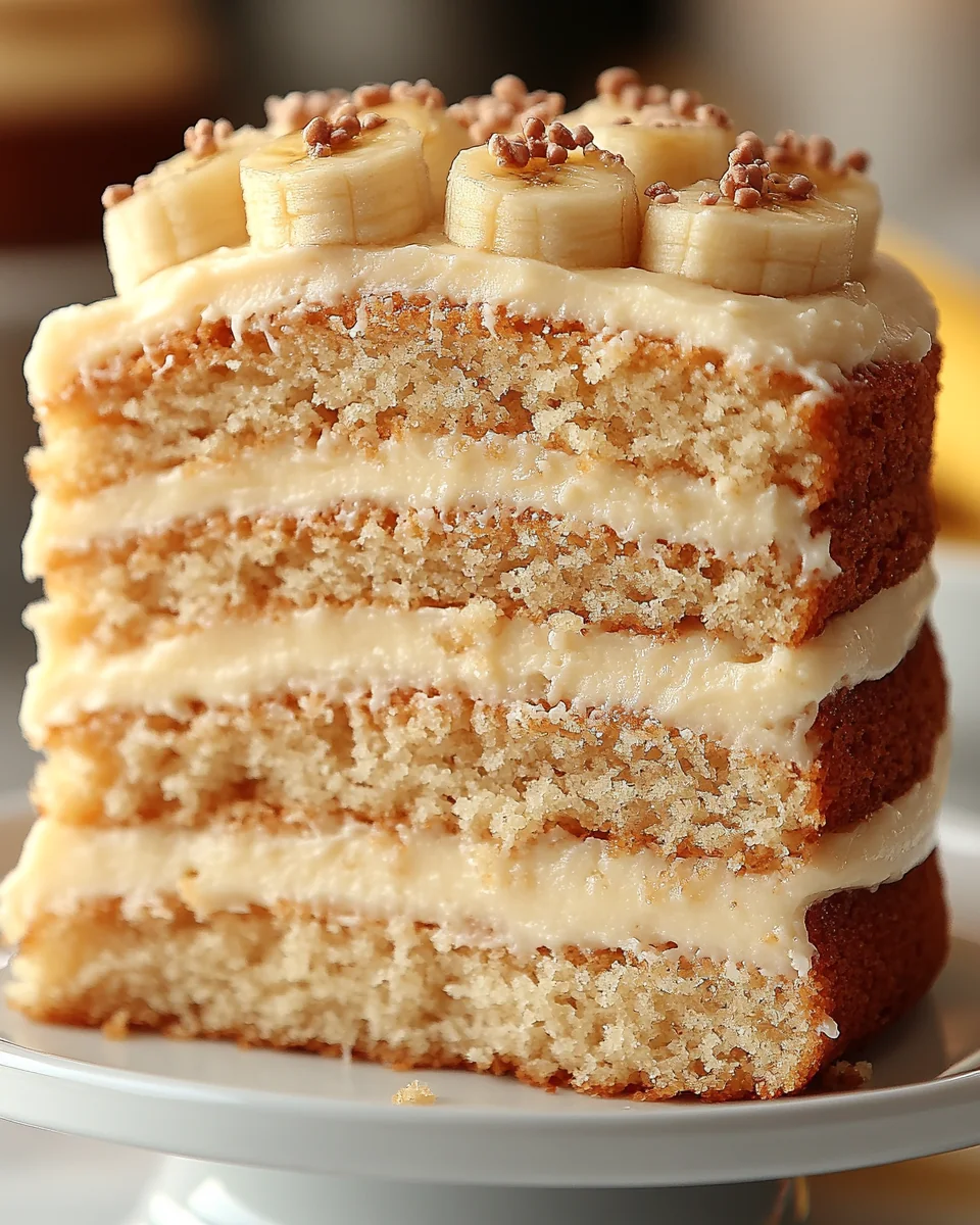 Homemade Banana Cake with Creamy Cream Cheese Frosting - additional image