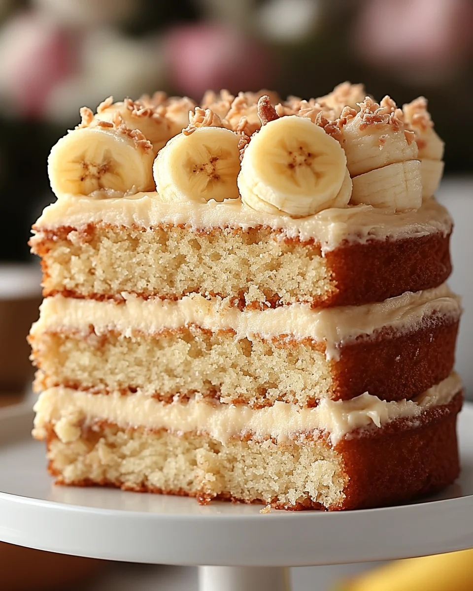 Homemade Banana Cake with Creamy Cream Cheese Frosting - additional image