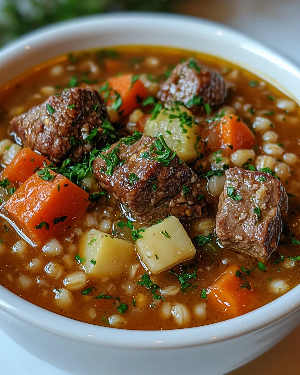 Classic Beef Barley Soup for Cozy Nights - additional image