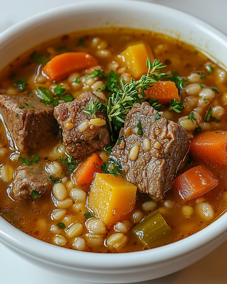 Classic Beef Barley Soup for Cozy Nights - additional image