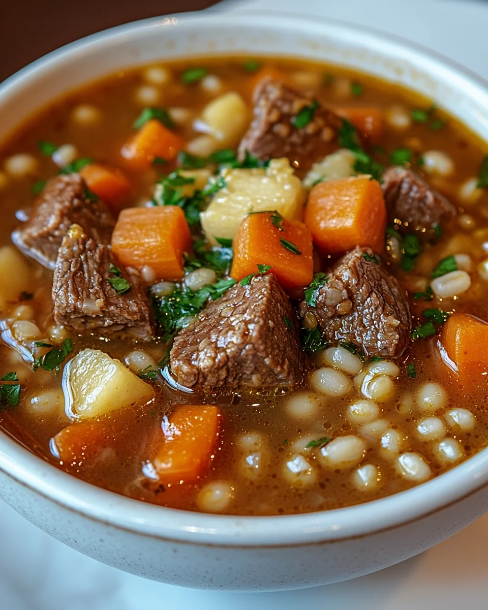 Classic Beef Barley Soup for Cozy Nights - additional image