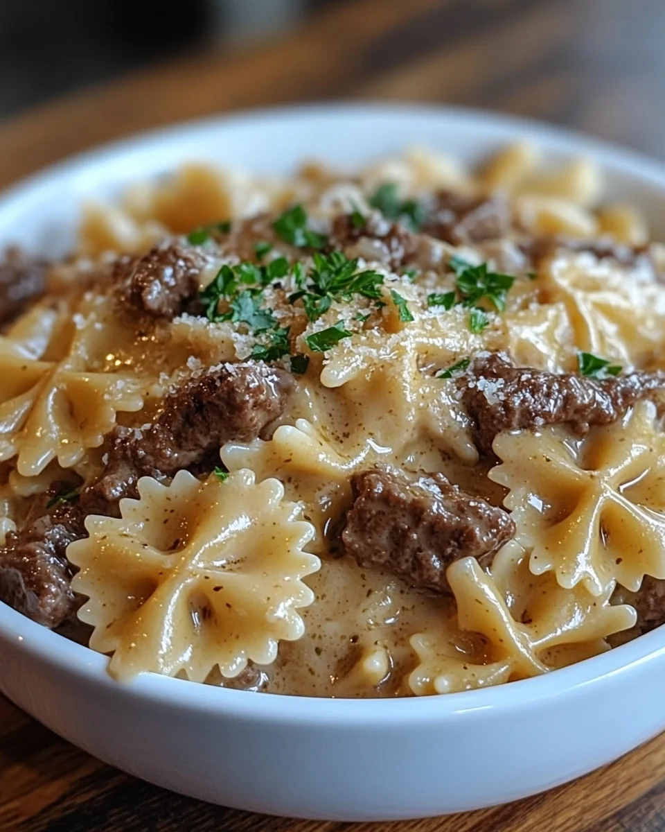 Creamy Beef and Bowtie Pasta for a Cozy Night In - additional image