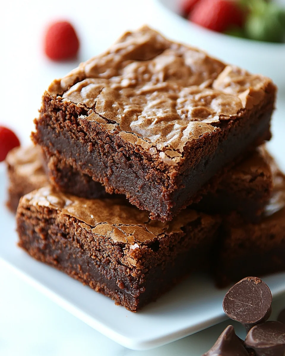 Perfect Fudgy Cocoa Brownies - additional image