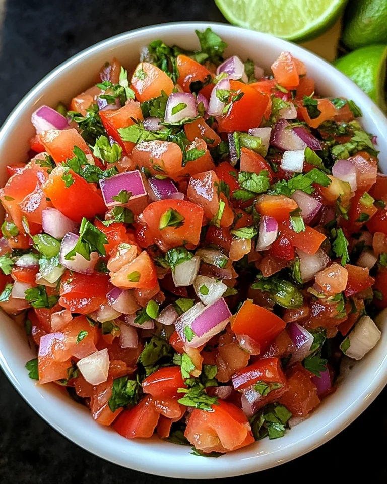 Perfect Fresh Pico de Gallo