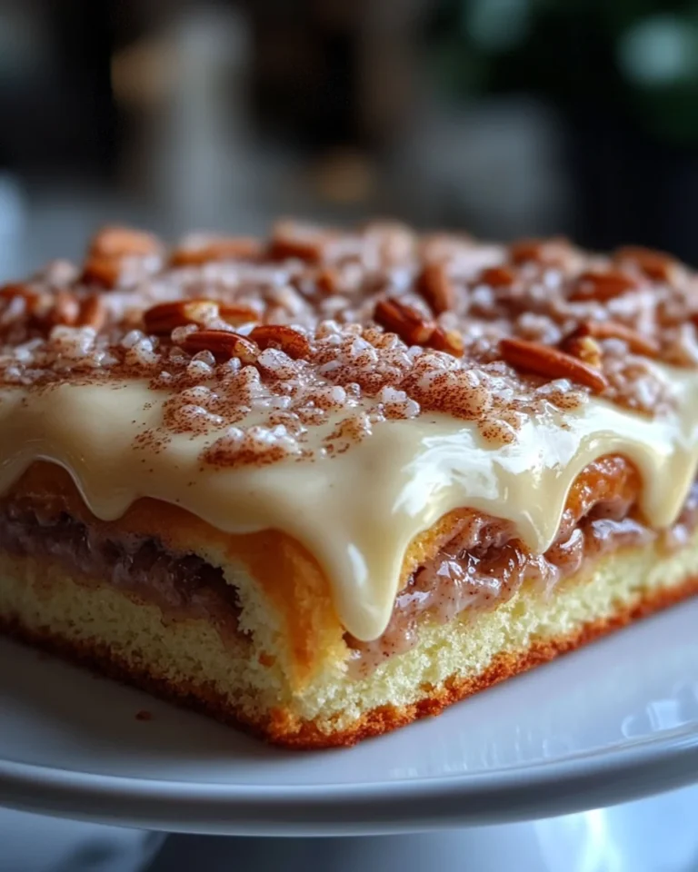 Big Mama’s Homemade Cinnamon Roll Cake Recipe