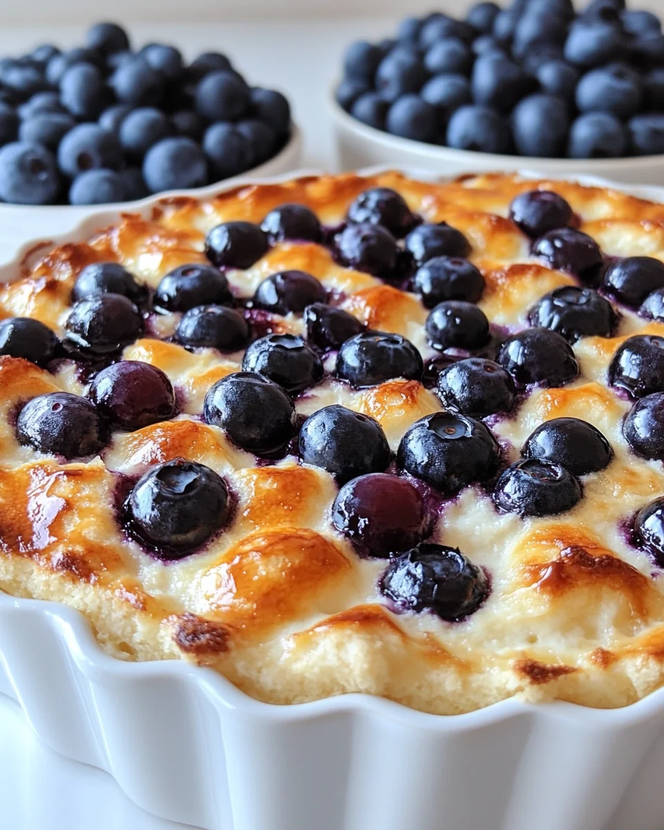 Delicious Blueberry Cottage Cheese Breakfast Bake - additional image