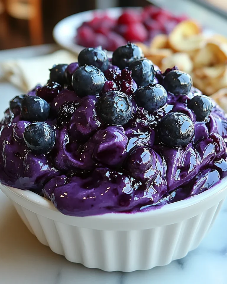 Classic Blueberry Delight Dessert