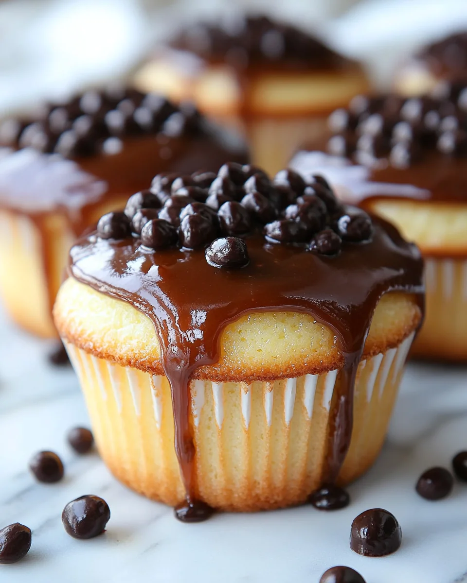 Delicious Homemade Boston Cream Pie Cupcakes - additional image
