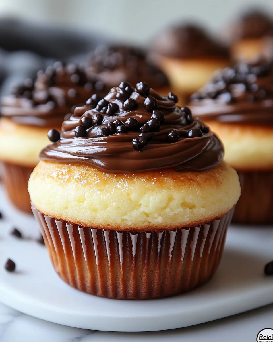 Delicious Homemade Boston Cream Pie Cupcakes - additional image