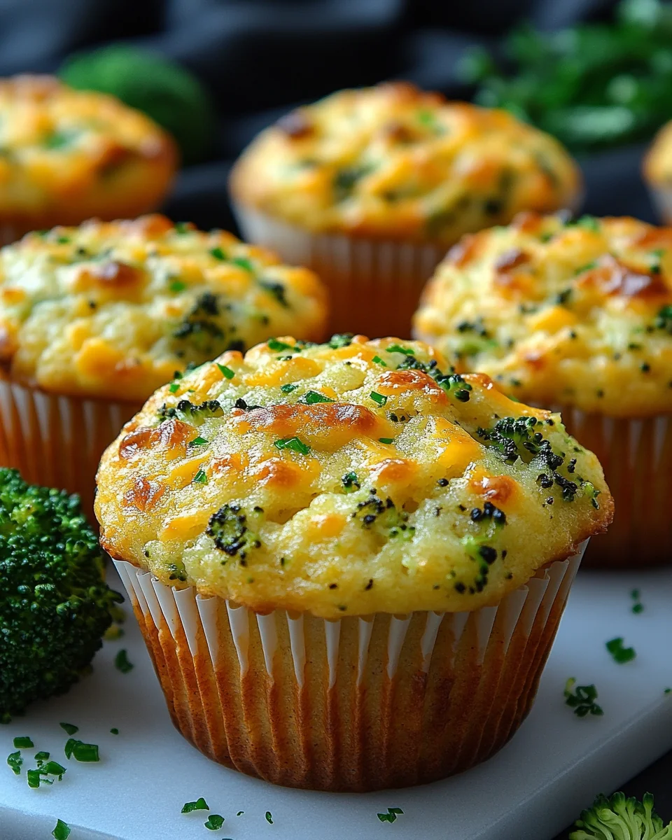 Savory Broccoli Cheddar Muffins for a Cozy Snack - additional image