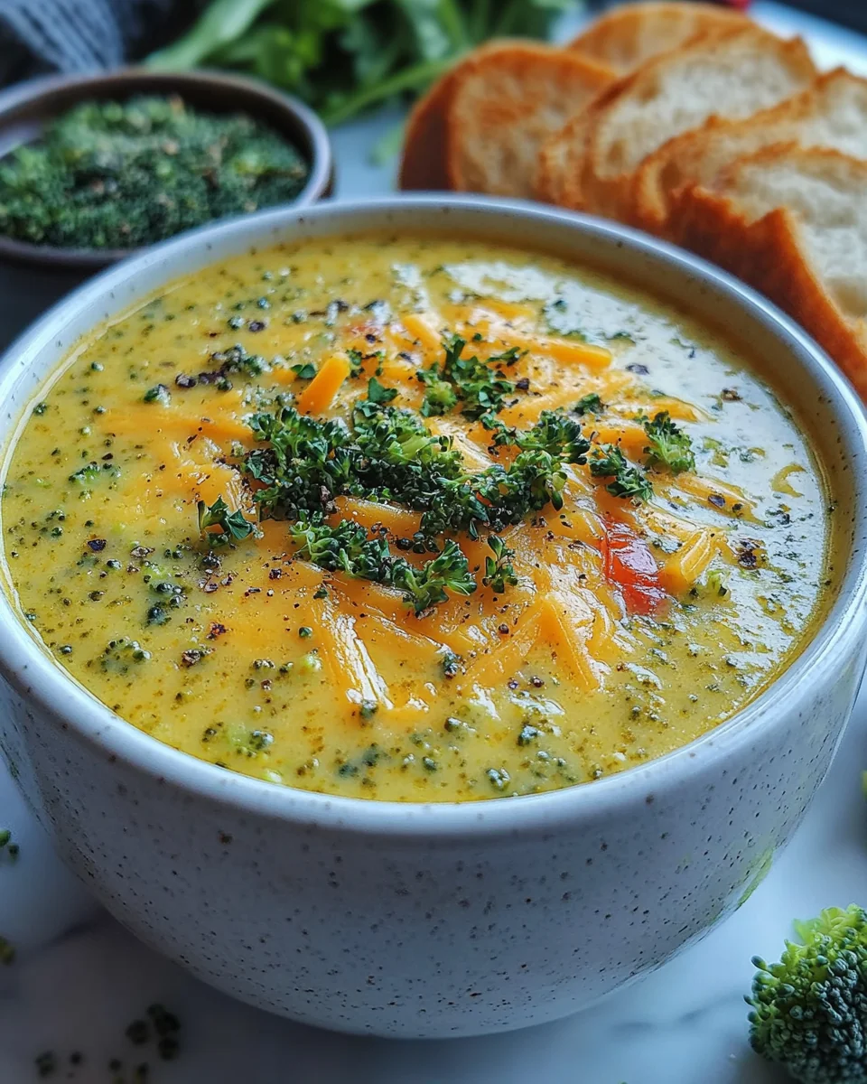 Creamy Broccoli Cheddar Soup for Cozy Nights - additional image