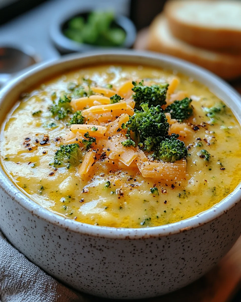 Creamy Broccoli Cheddar Soup for Cozy Nights - additional image