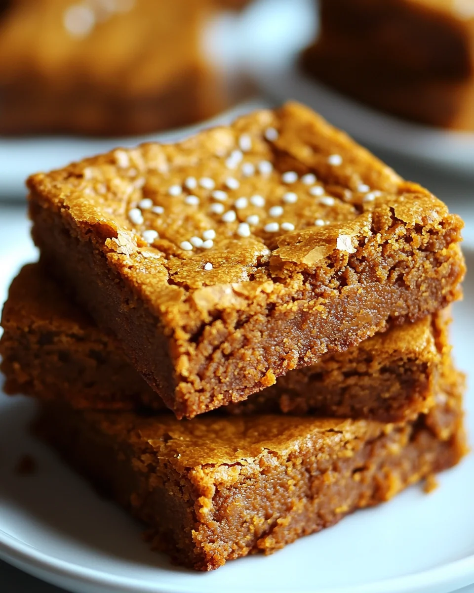 Homemade Brown Butter Pumpkin Blondies for Cozy Nights - additional image