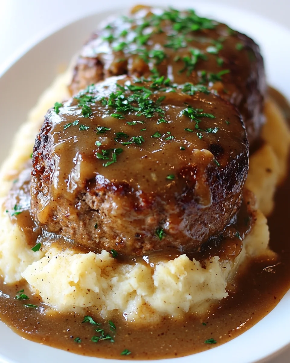Simple Homemade Meatloaf with Rich Brown Gravy - additional image