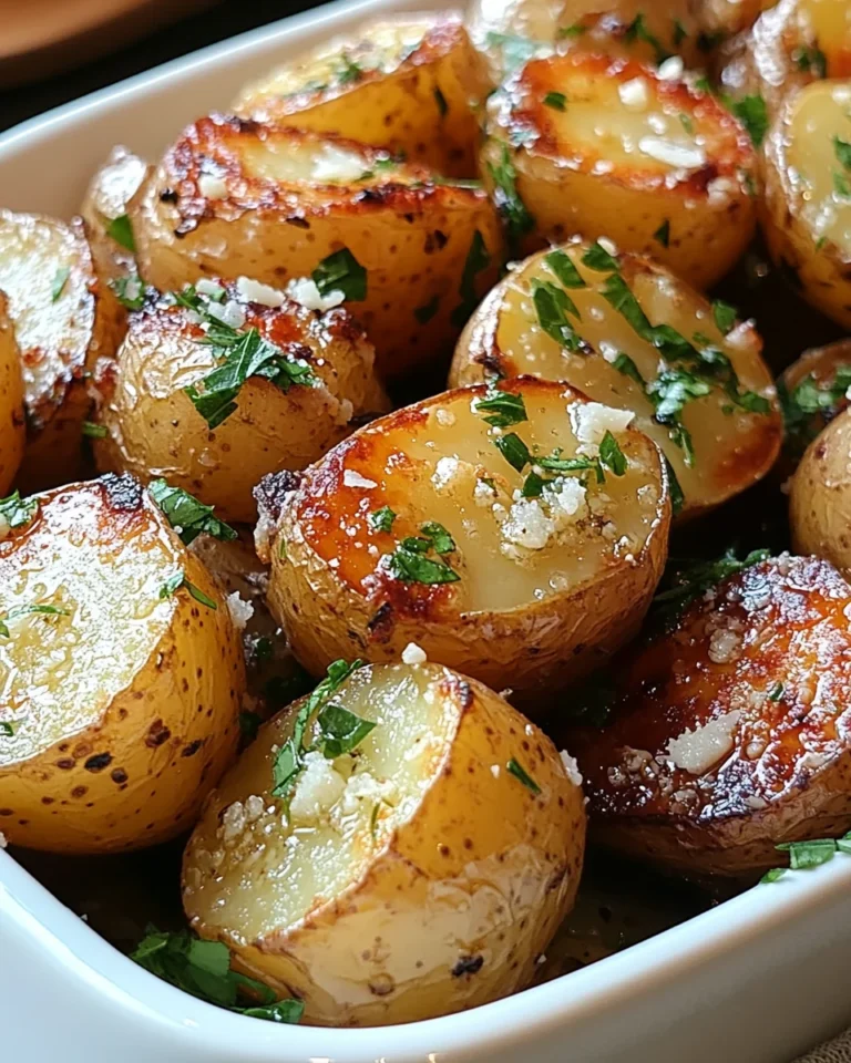 Perfect Browned Butter Roasted Potatoes with Parmesan
