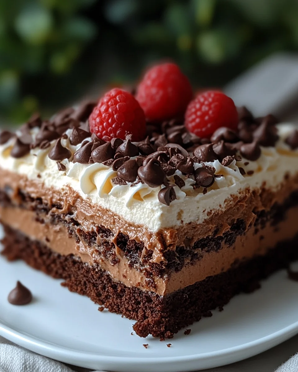 Delicious Brownie Refrigerator Cake Made From Scratch - additional image