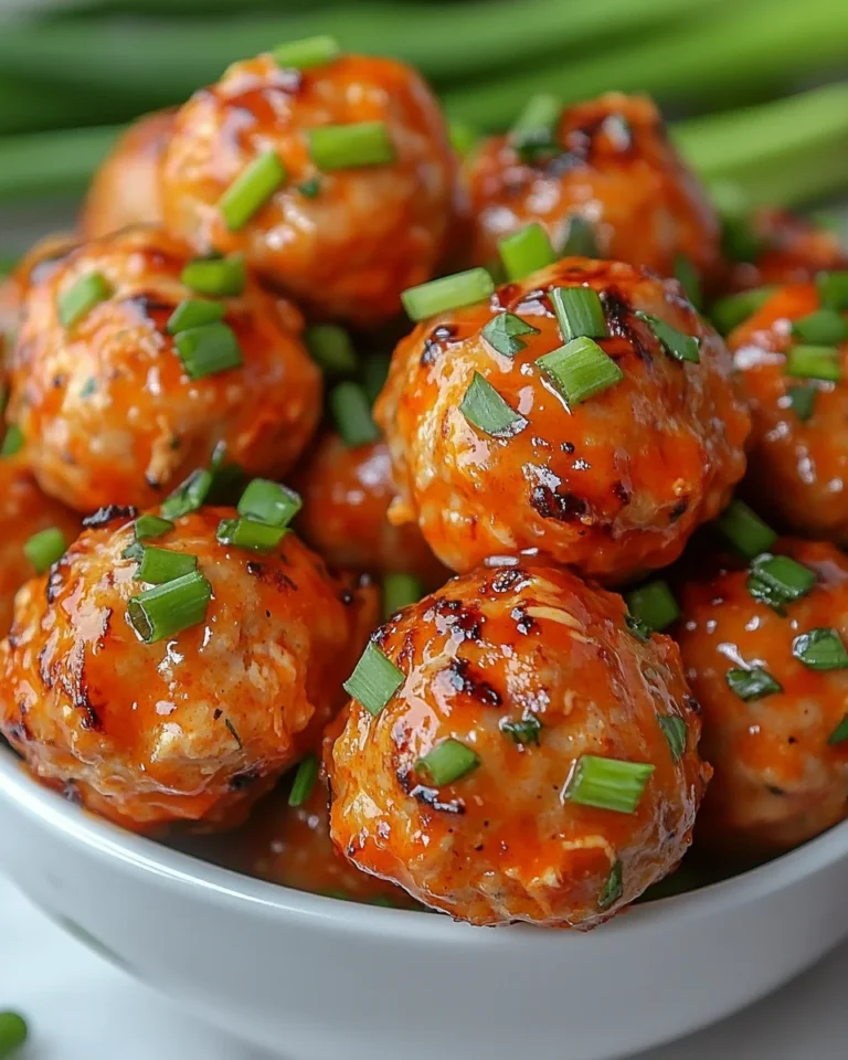 Savory Buffalo Chicken Meatballs for a Cozy Night In