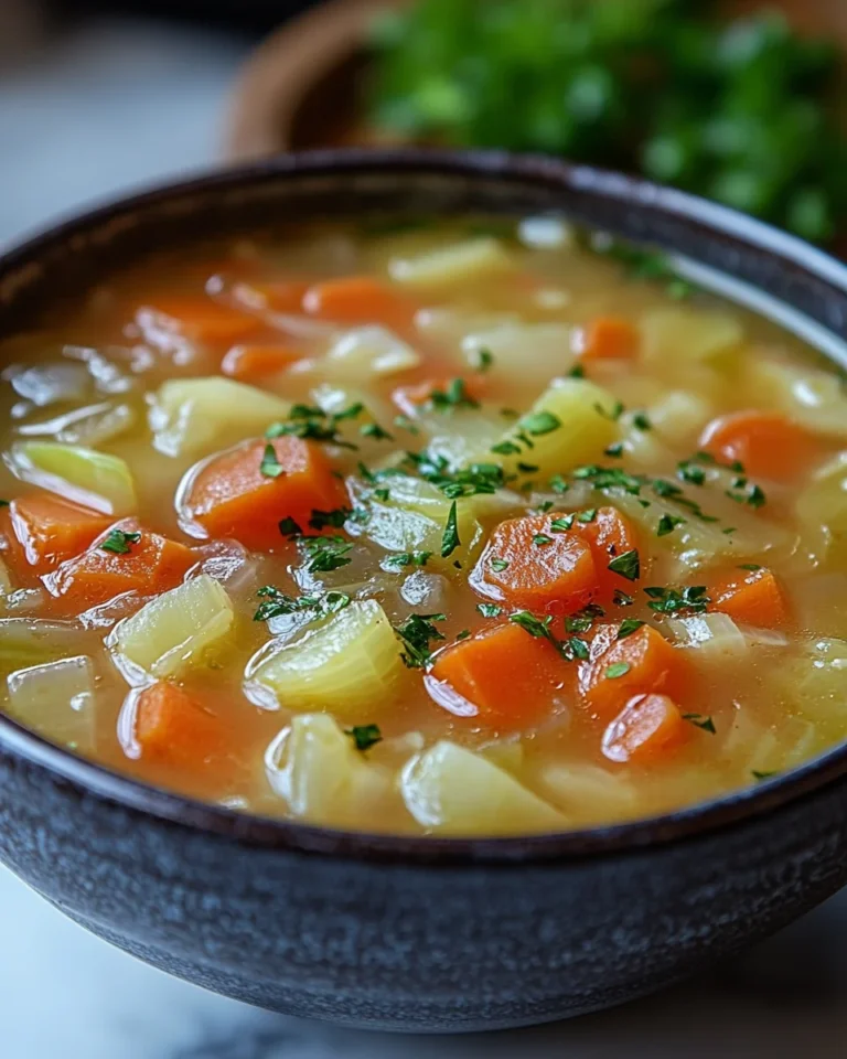 Simple and Delicious Cabbage Soup