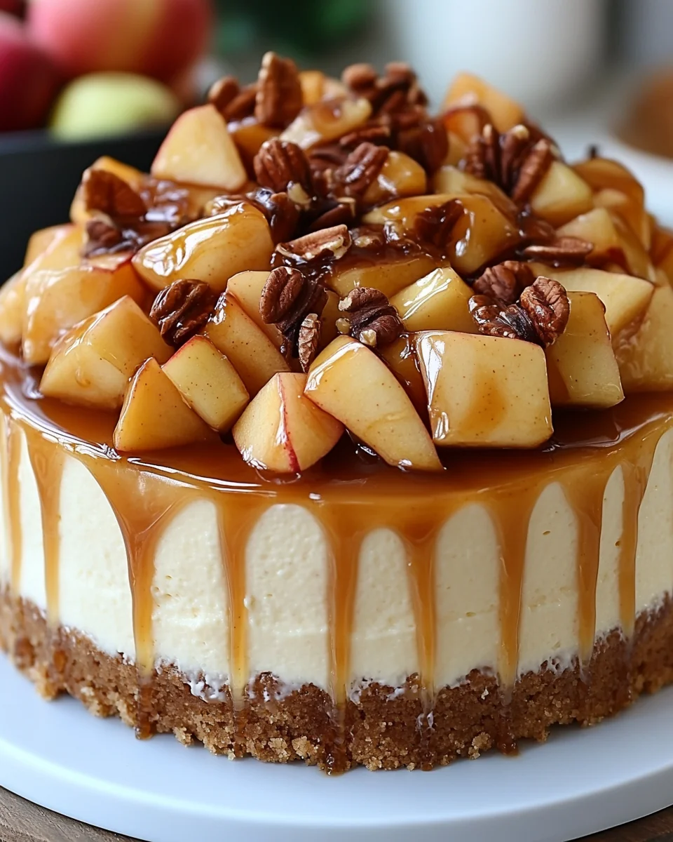 Delicious Caramel Apple Cheesecake Cake Recipe - additional image
