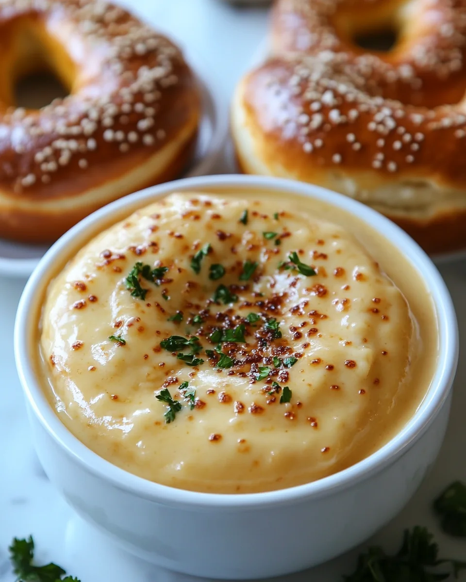 Homemade Cheese Sauce for Pretzels - additional image