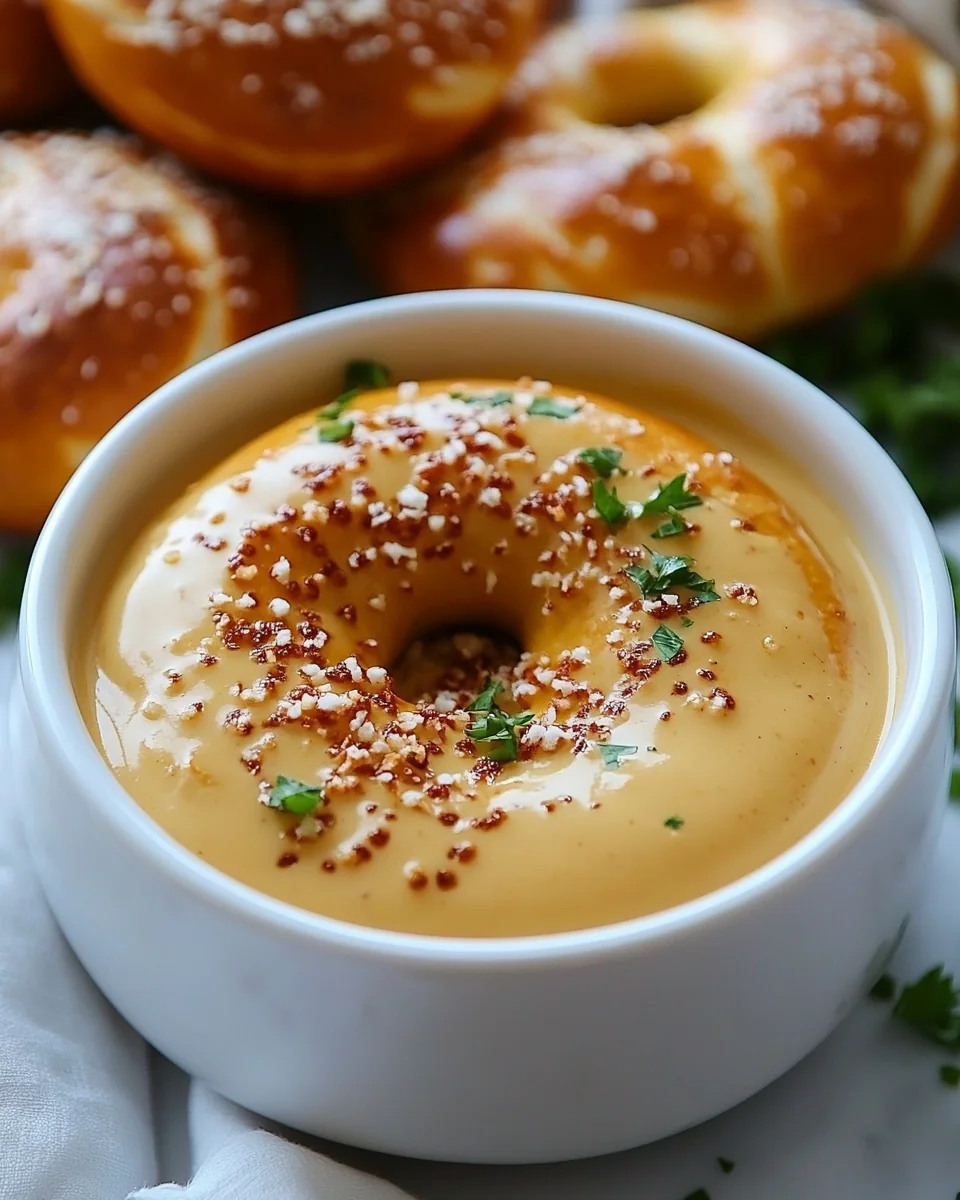Homemade Cheese Sauce for Pretzels - additional image