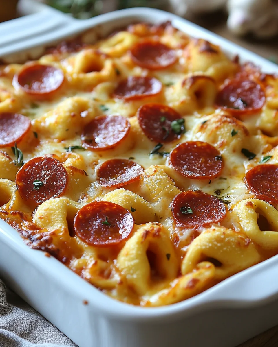 Cheesy Pepperoni Pizza Casserole That's Perfect for Families - additional image