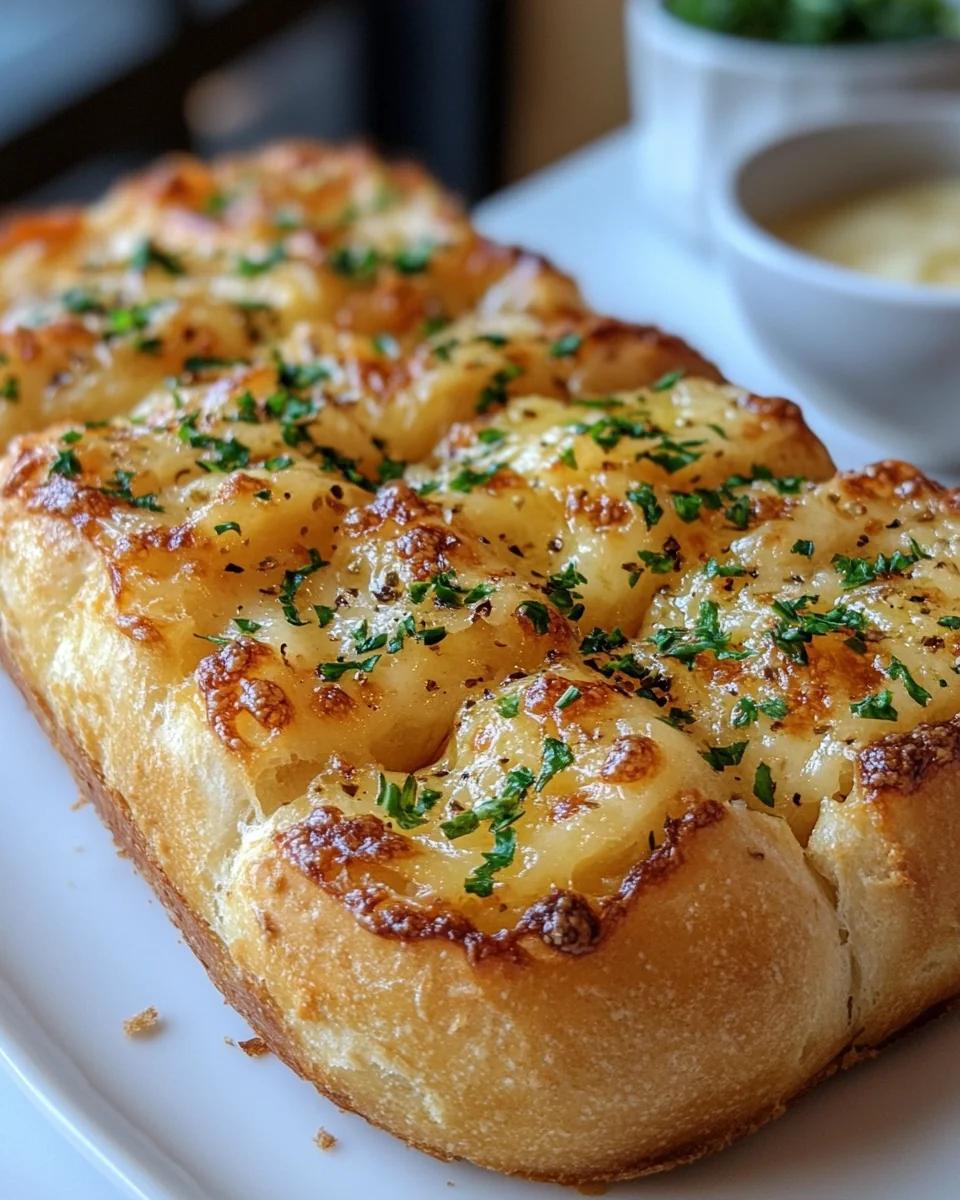 Savory Cheese and Garlic Crack Bread Delight - additional image
