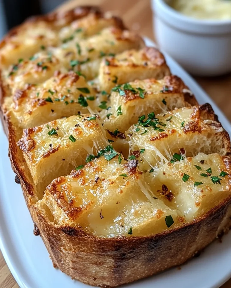 Savory Cheese and Garlic Crack Bread Delight