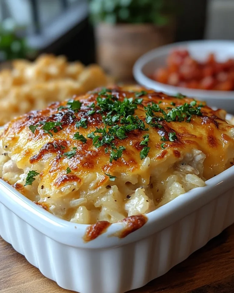 Cheesy Chicken and Rice Casserole: A Comforting Classic