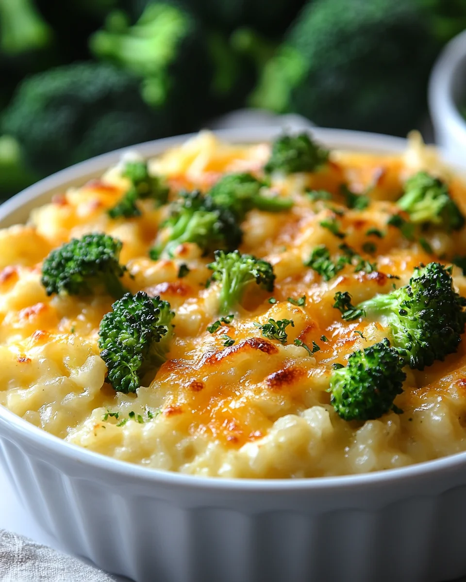 Cheesy Broccoli Rice Casserole: A Comforting Classic Dish - additional image