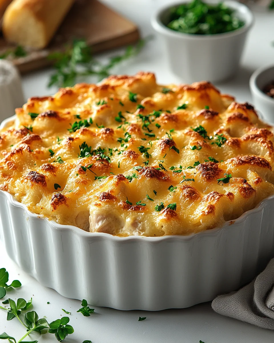 Classic Cheesy Chicken Casserole for Comforting Meals - additional image