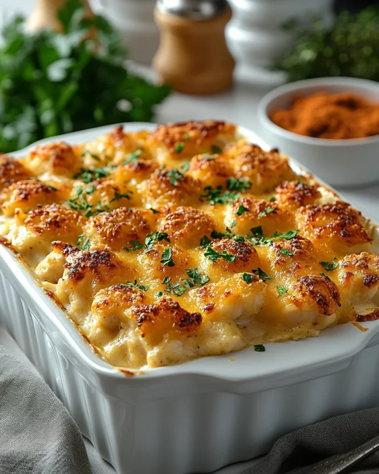 Classic Cheesy Chicken Casserole for Comforting Meals
