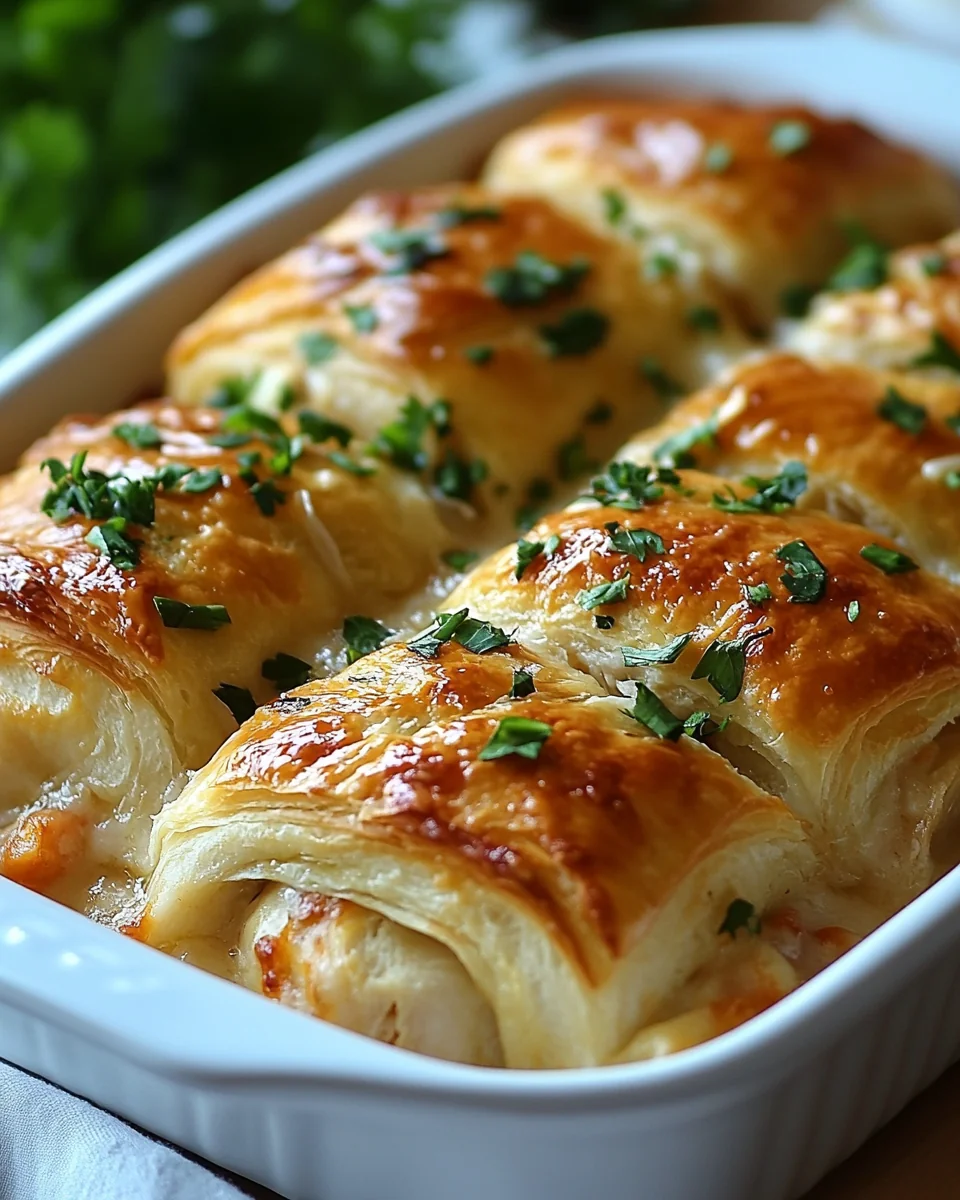 Simple Chicken Crescent Roll Casserole - additional image